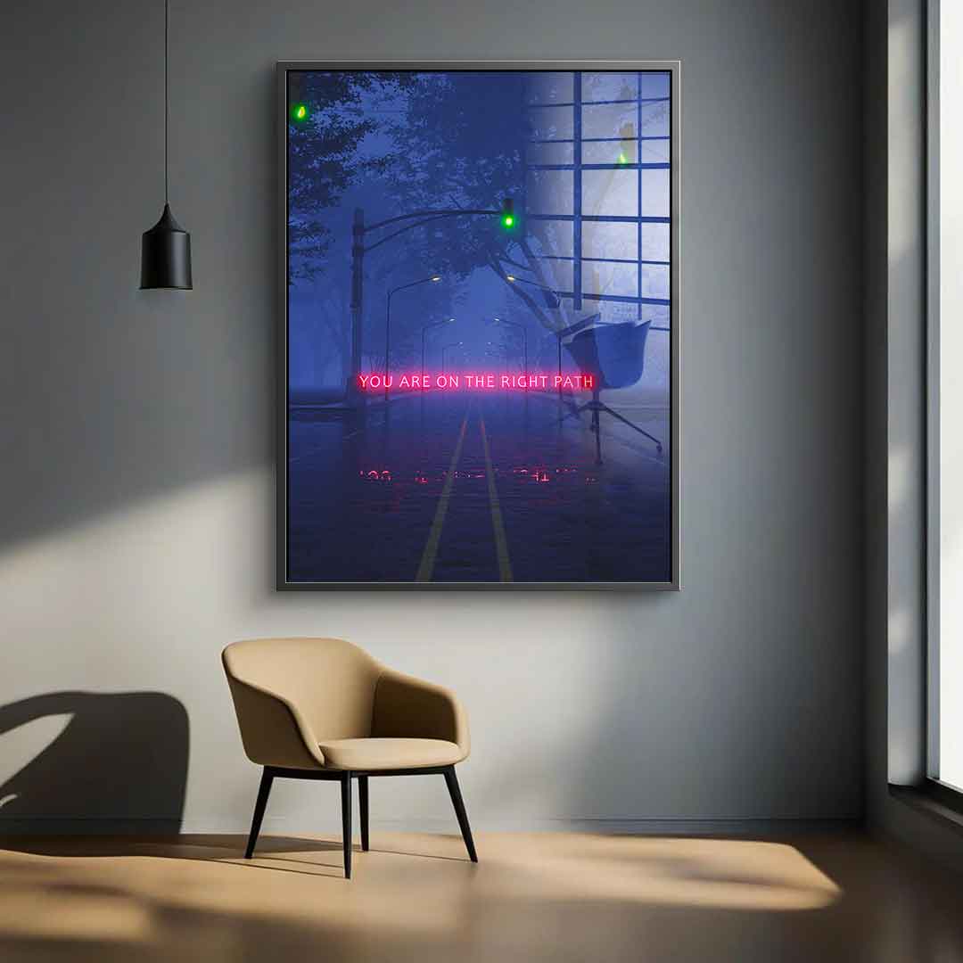 Keep Walking - Acrylglas