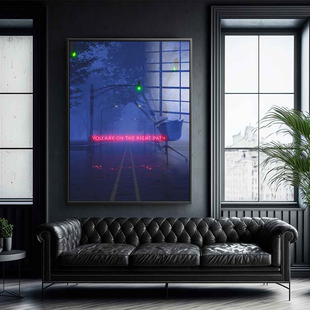 Keep Walking - Acrylglas