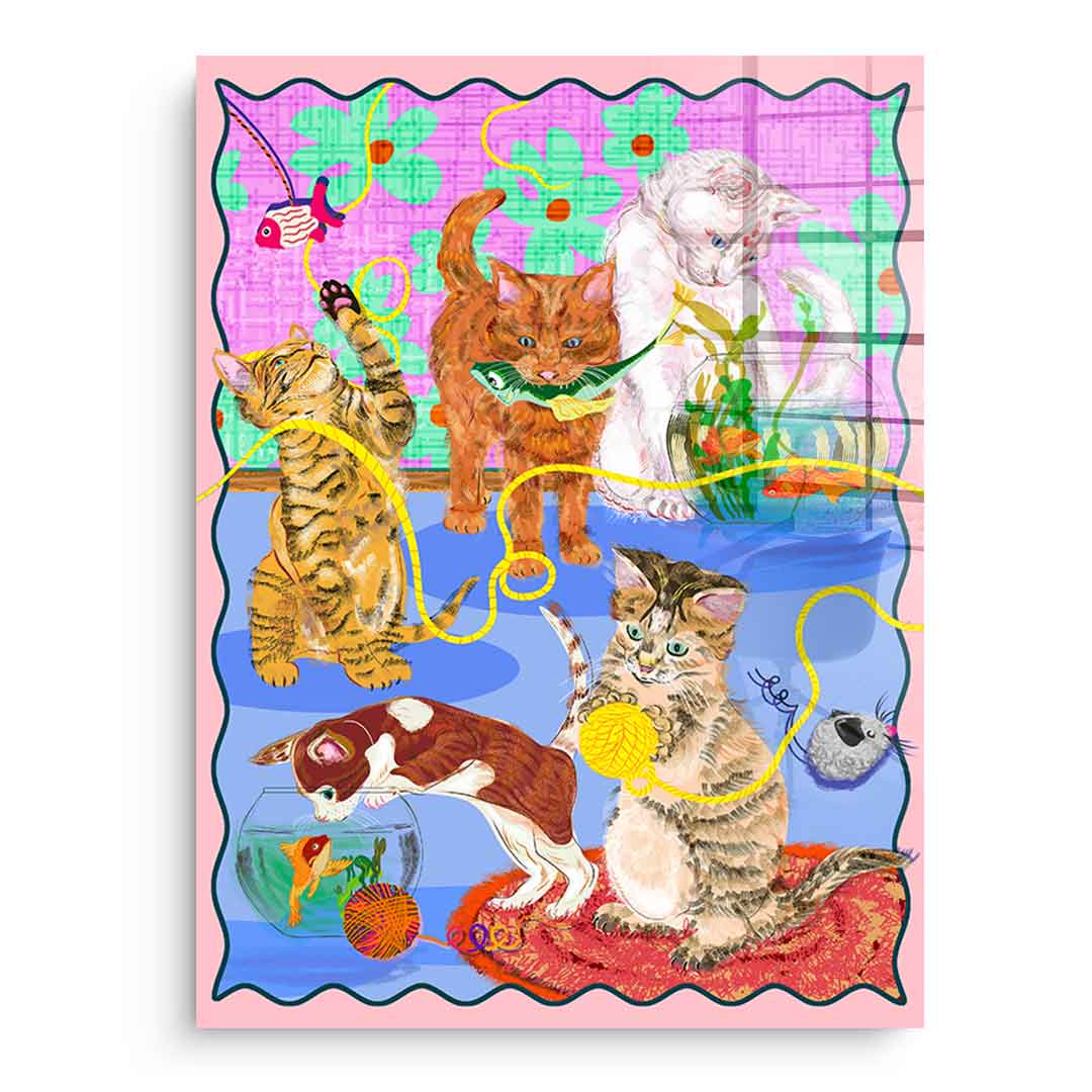 Kitten Playground - Acrylic glass