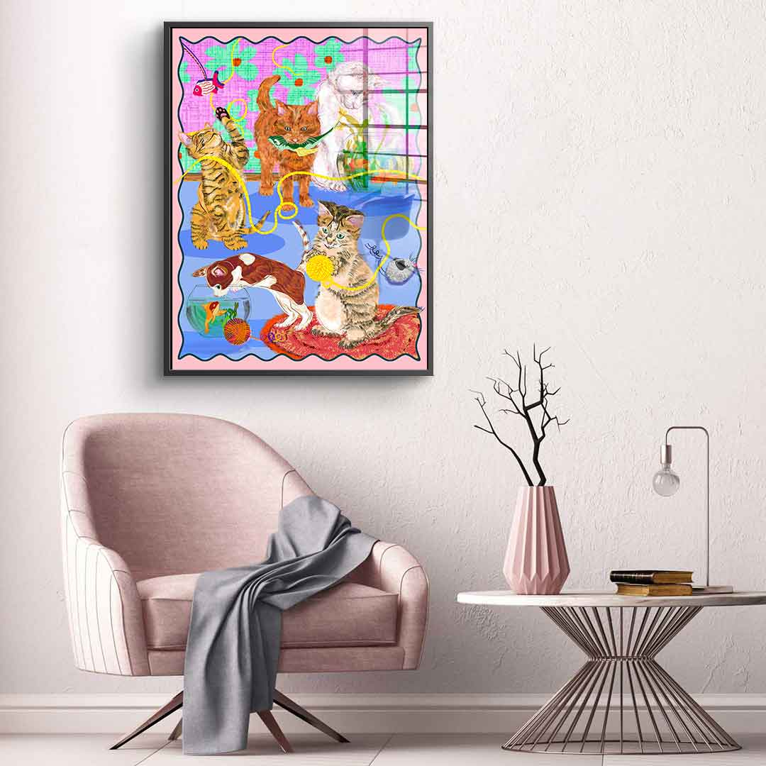 Kitten Playground - Acrylic glass