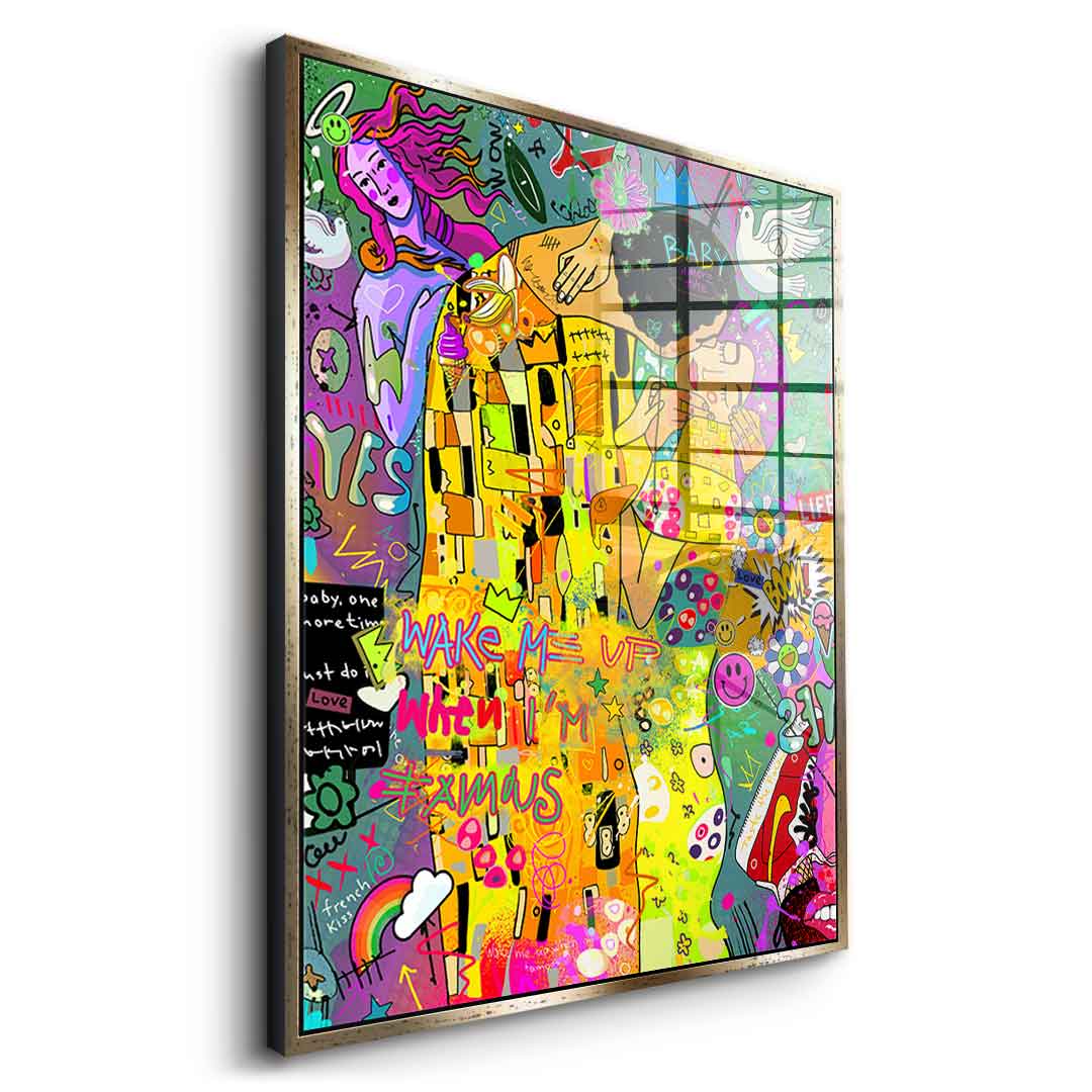 Klimt Green - Acrylglas