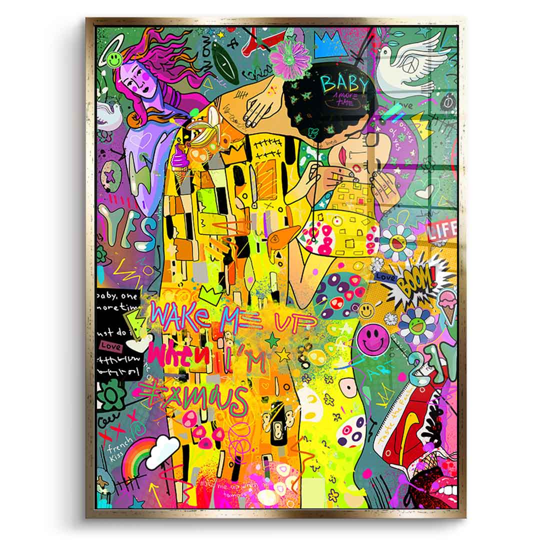 Klimt Green - Acrylglas
