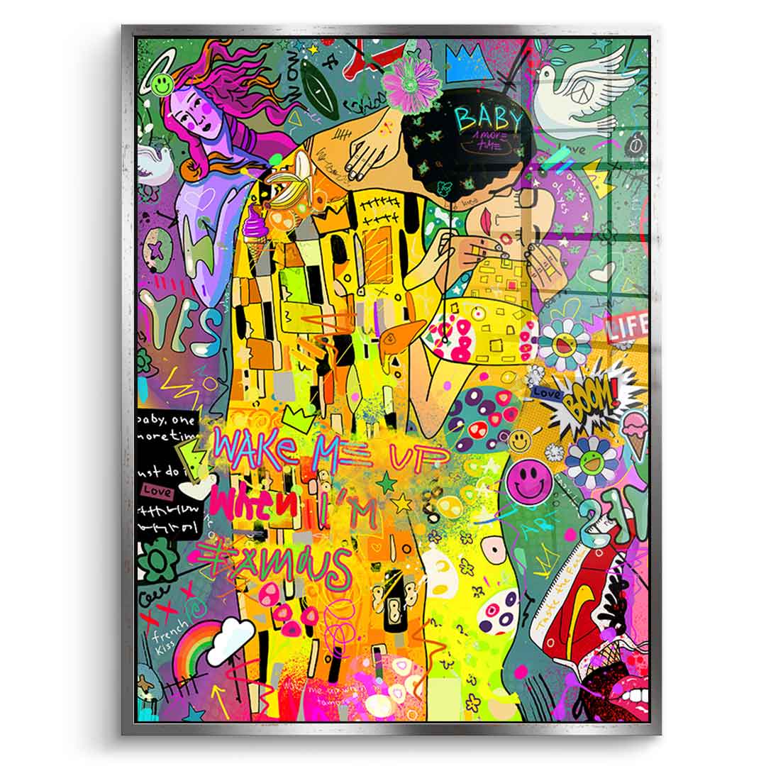Klimt Green - Acrylglas
