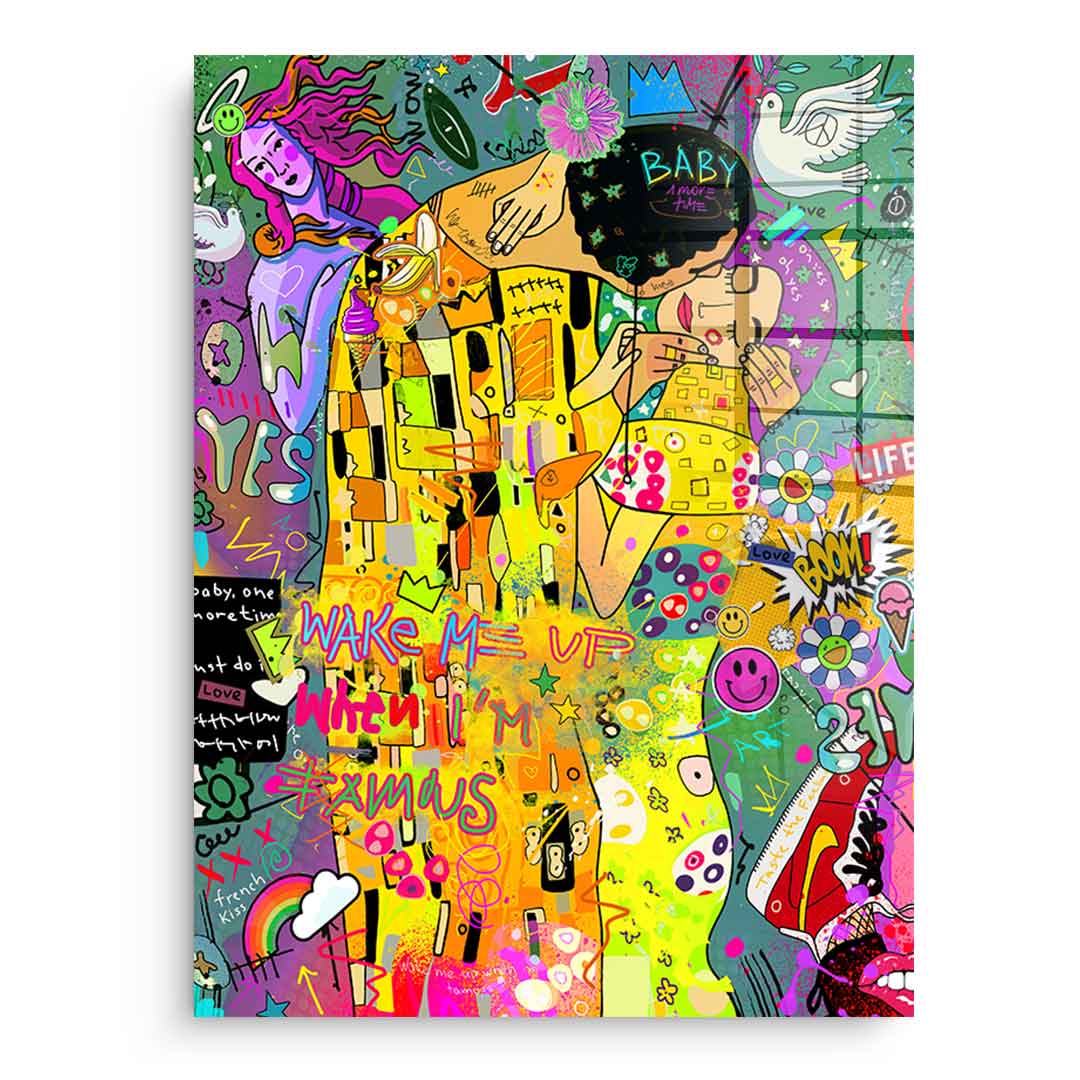 Klimt Green - Acrylglas