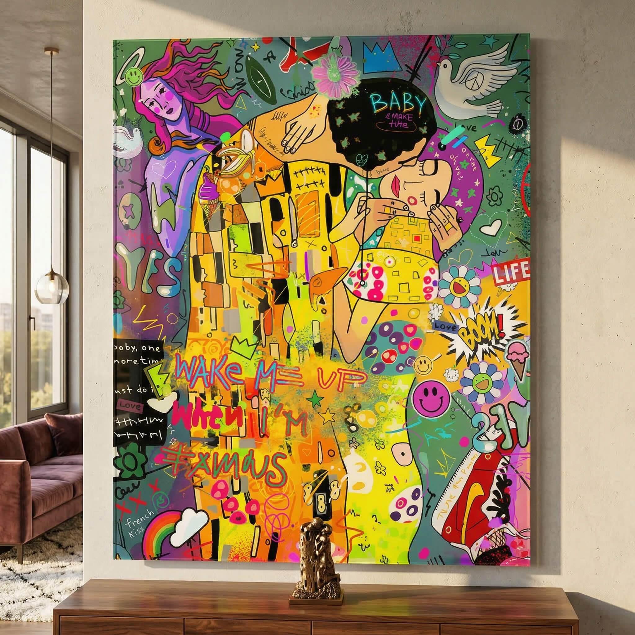 Klimt Green - Acrylglas