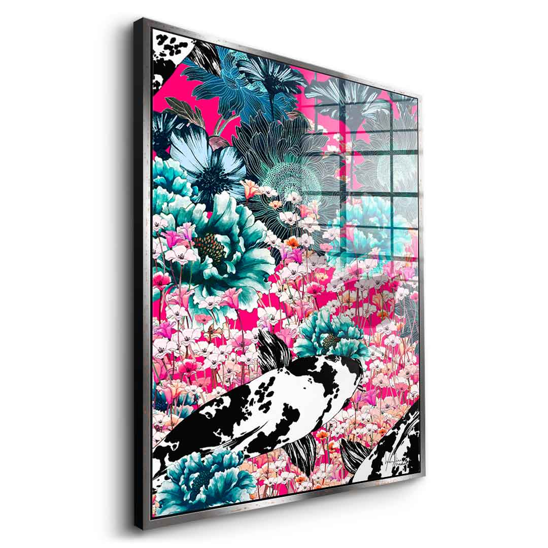 Koi Japan Sun - Szkło akrylowe