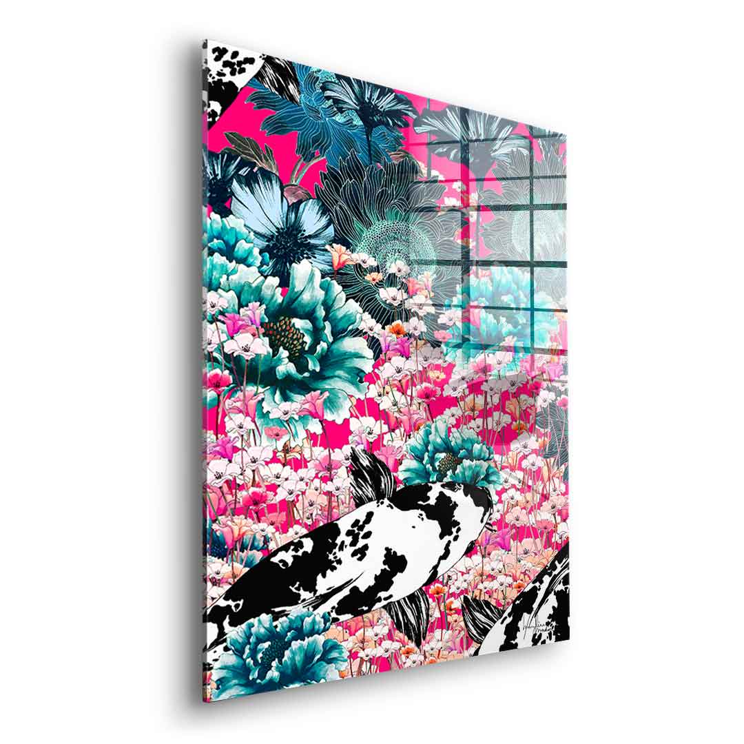Koi Japan Sun - Szkło akrylowe
