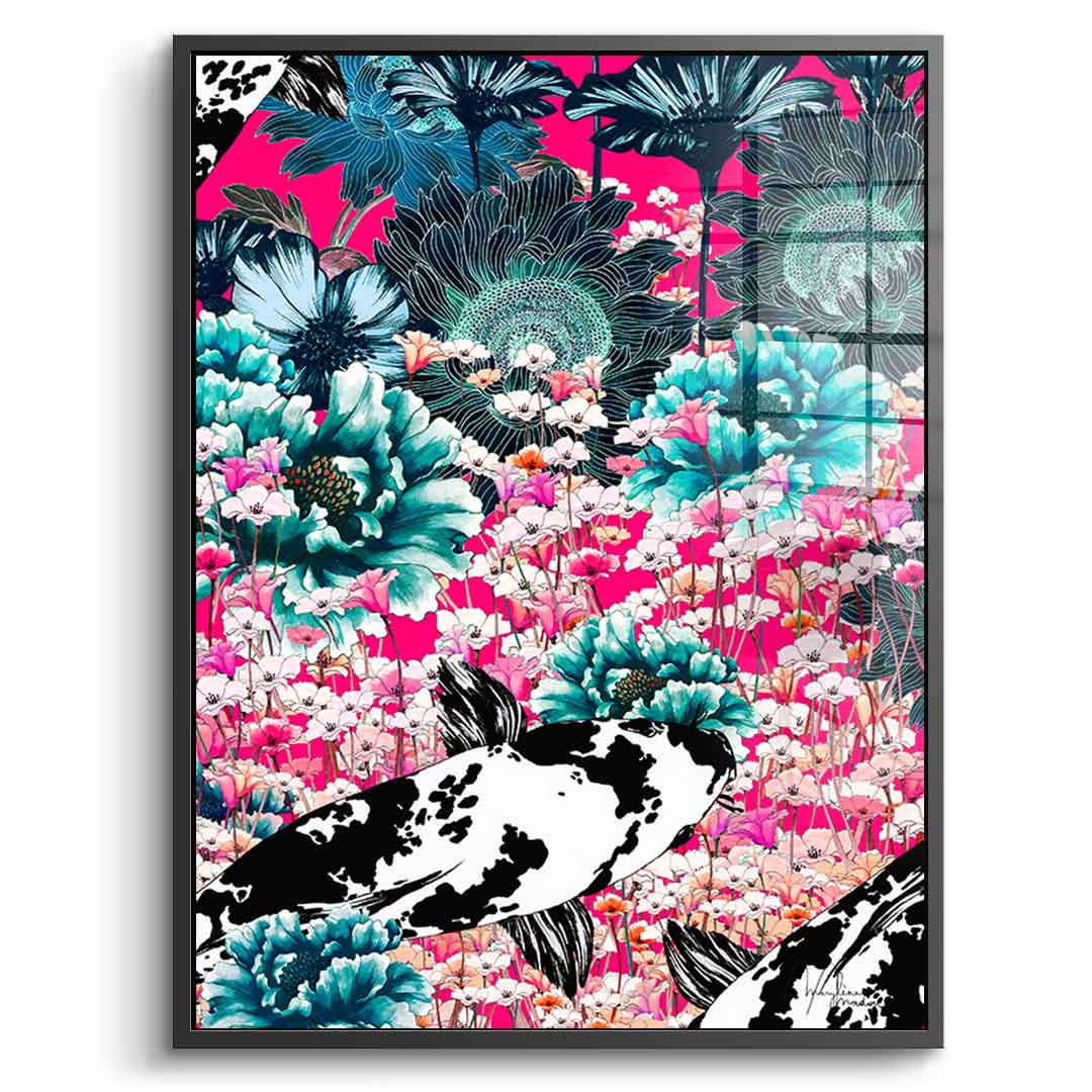 Koi Japan Sun - Szkło akrylowe