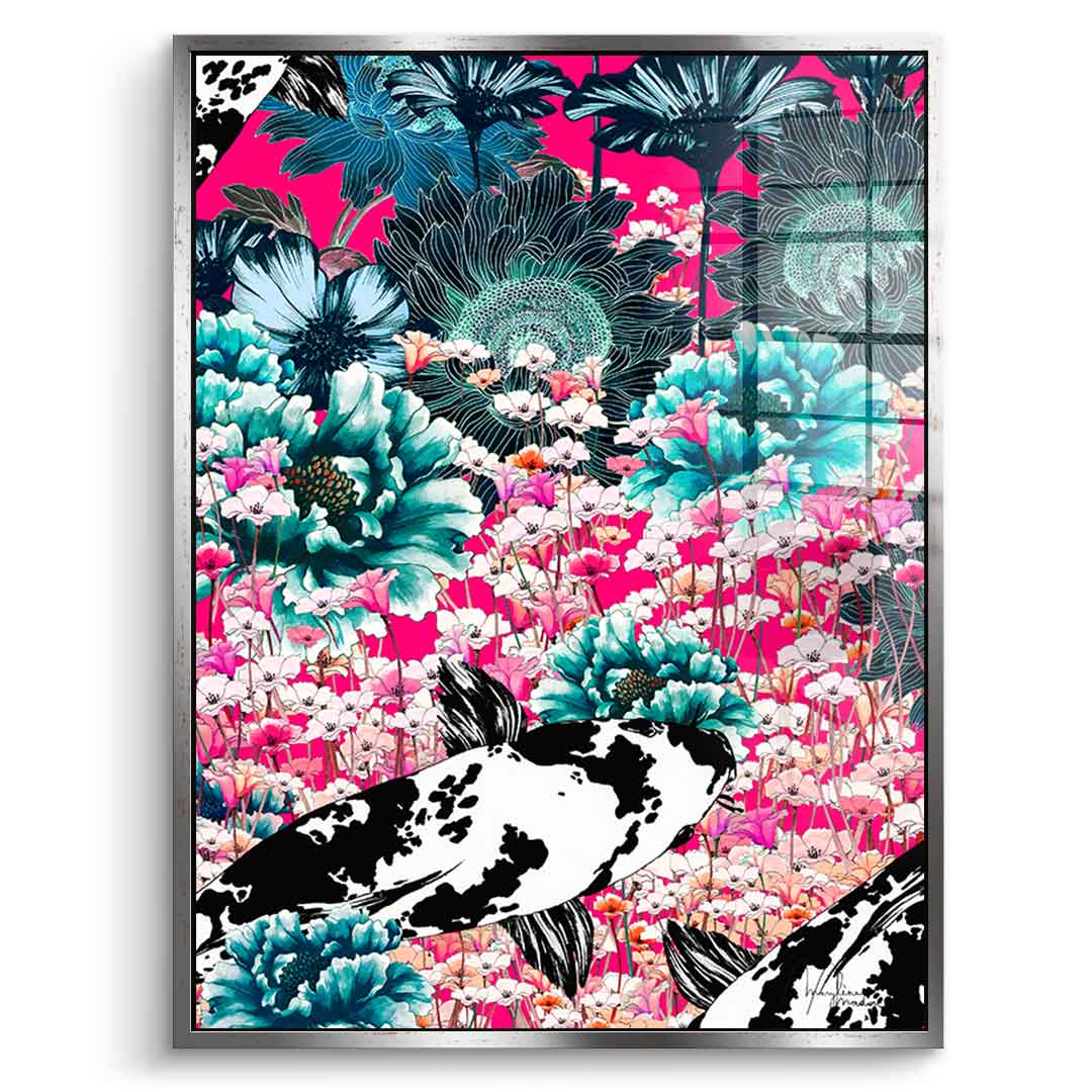 Koi Japan Sun - Szkło akrylowe