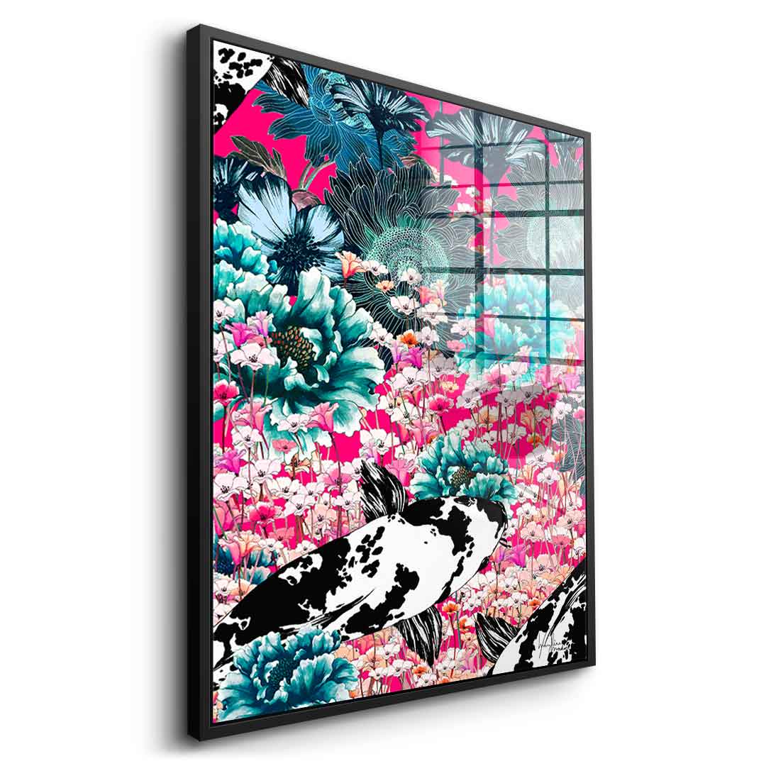 Koi Japan Sun - Szkło akrylowe