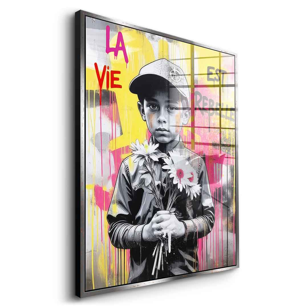 La Vie Est Rebelle - Szkło akrylowe