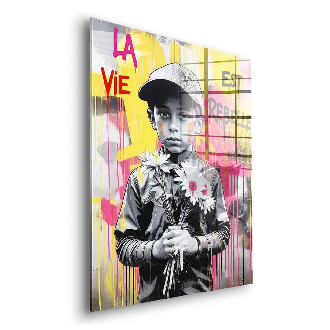 La Vie Est Rebelle - Szkło akrylowe