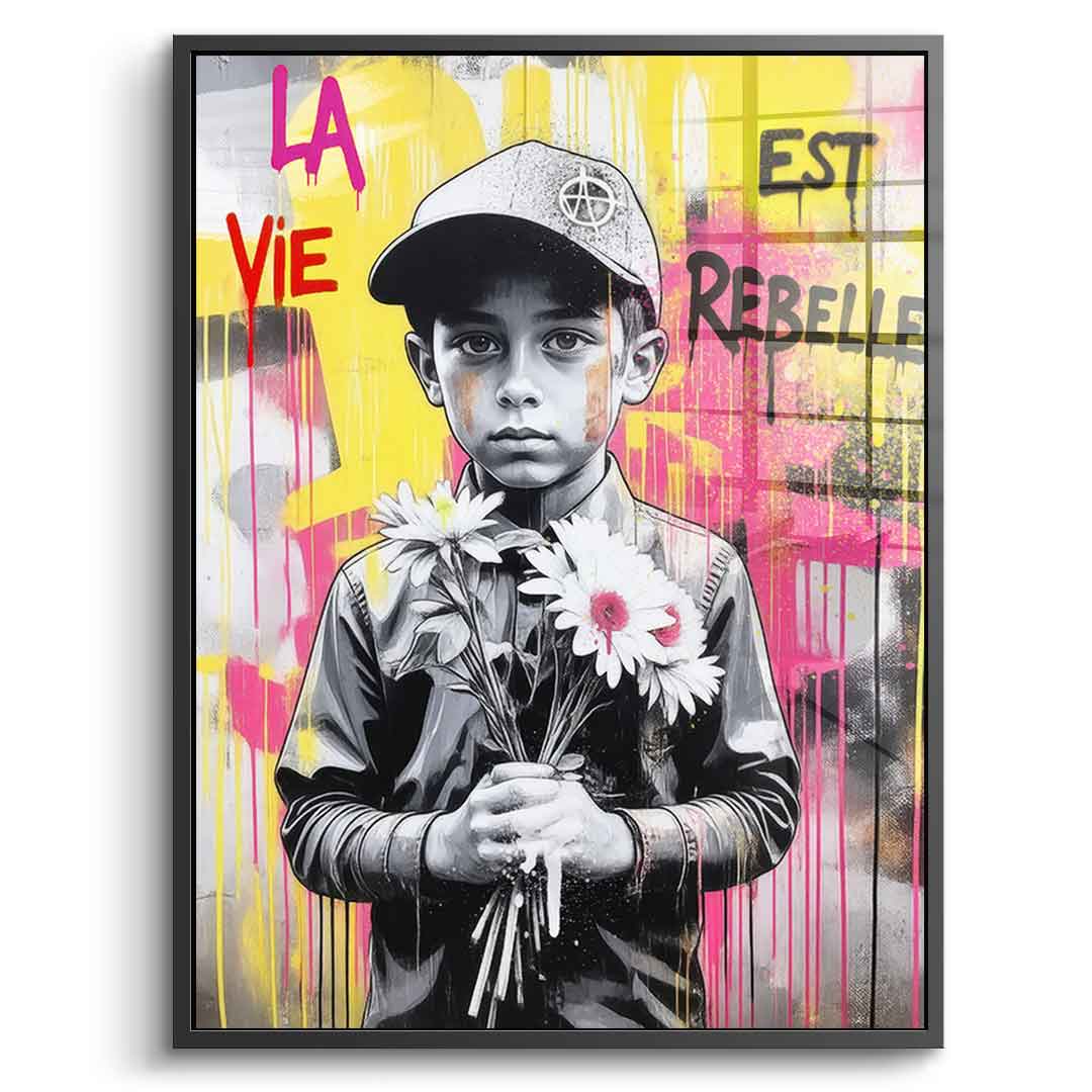 La Vie Est Rebelle - Szkło akrylowe