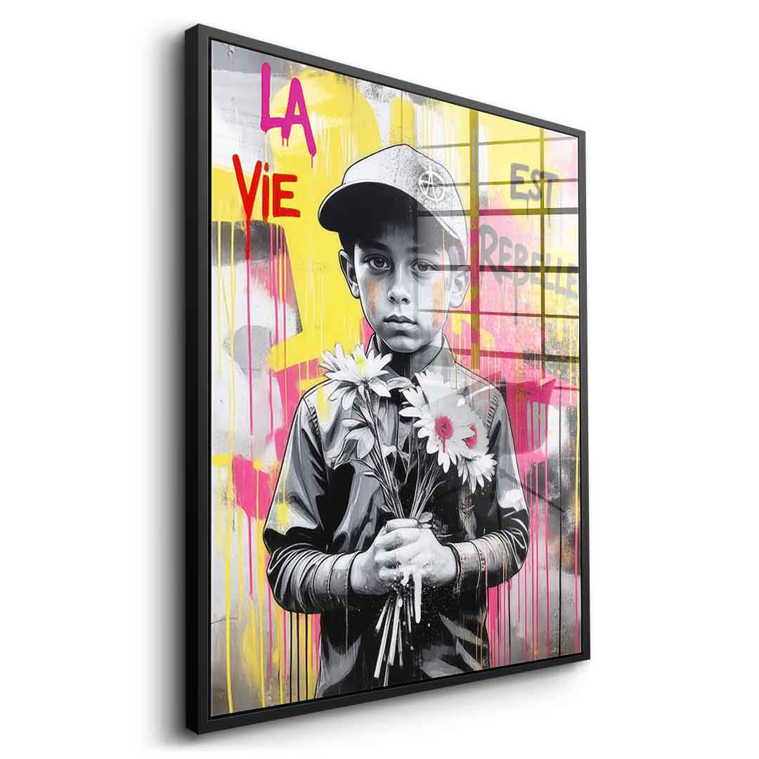 La Vie Est Rebelle - Szkło akrylowe