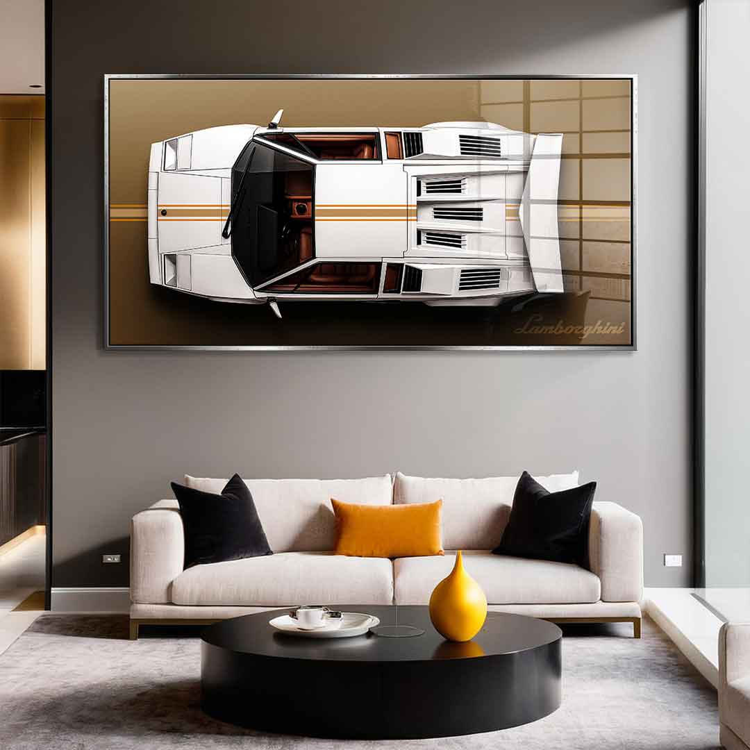 Lamborghini Countach - Acrylic glass
