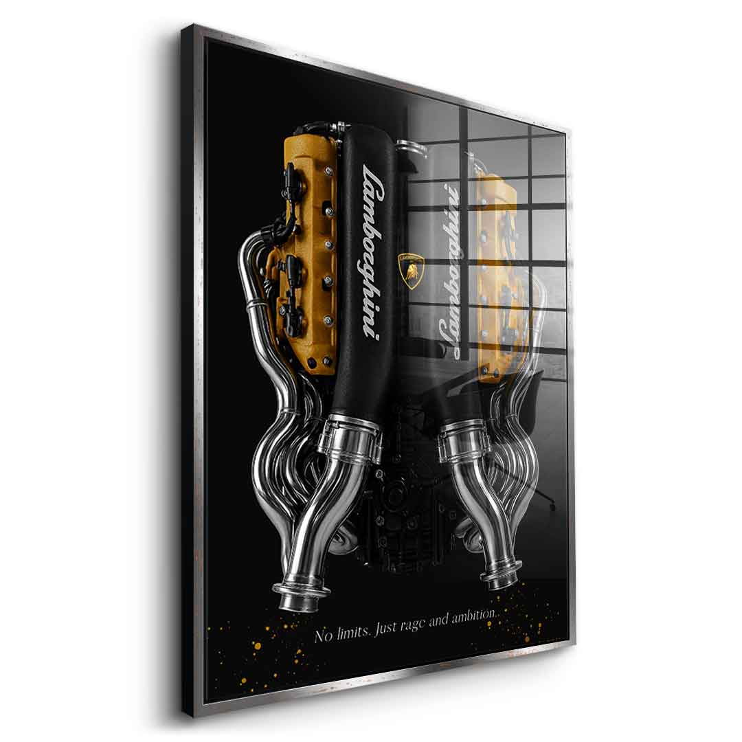 Lamborghini Engine - Acrylic glass