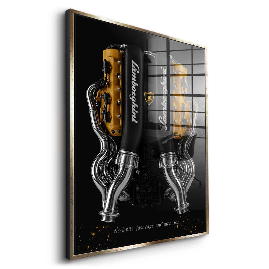 Lamborghini Engine - Acrylic glass