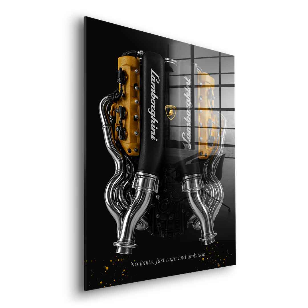 Lamborghini Engine - Acrylic glass