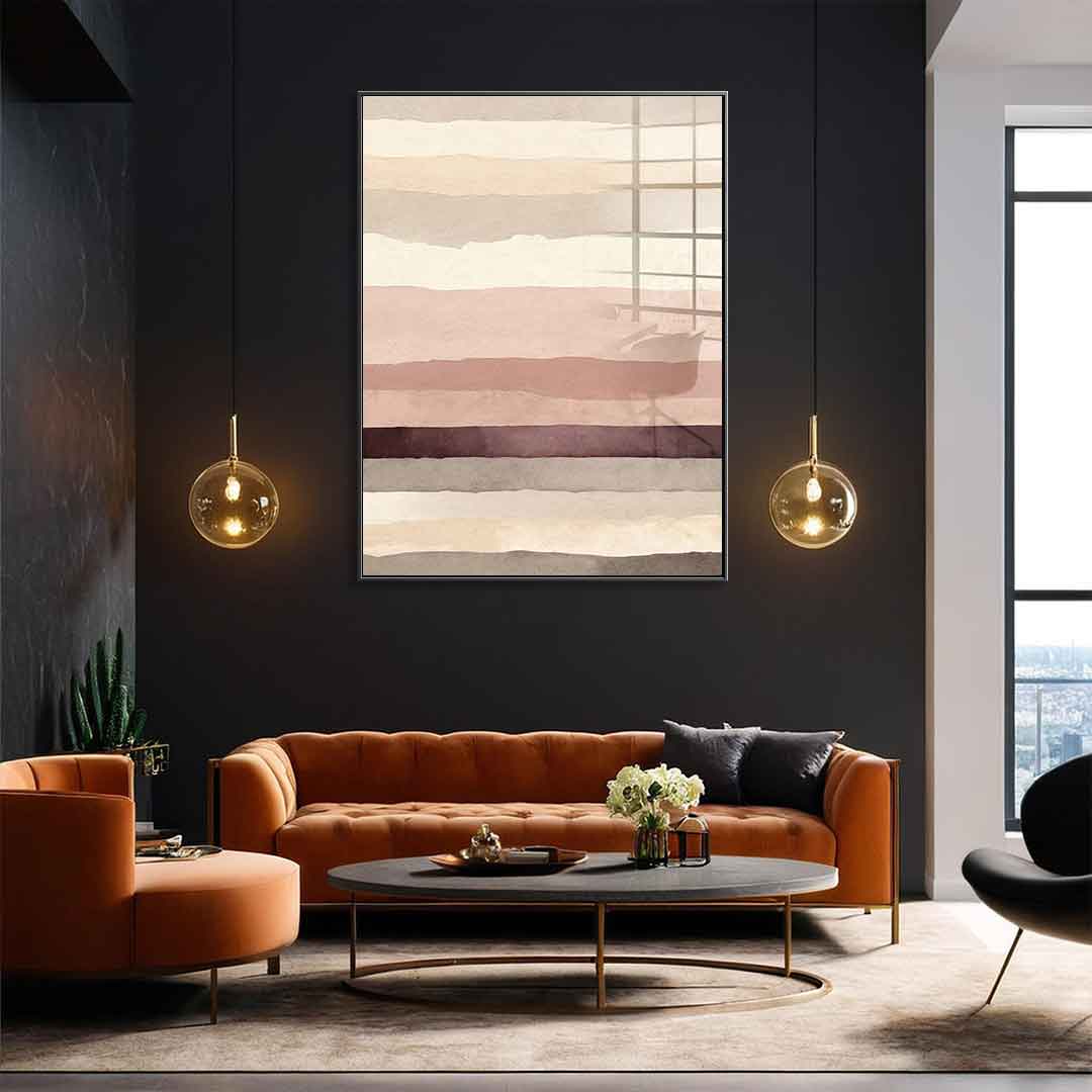 Layered Hues - Acrylglas