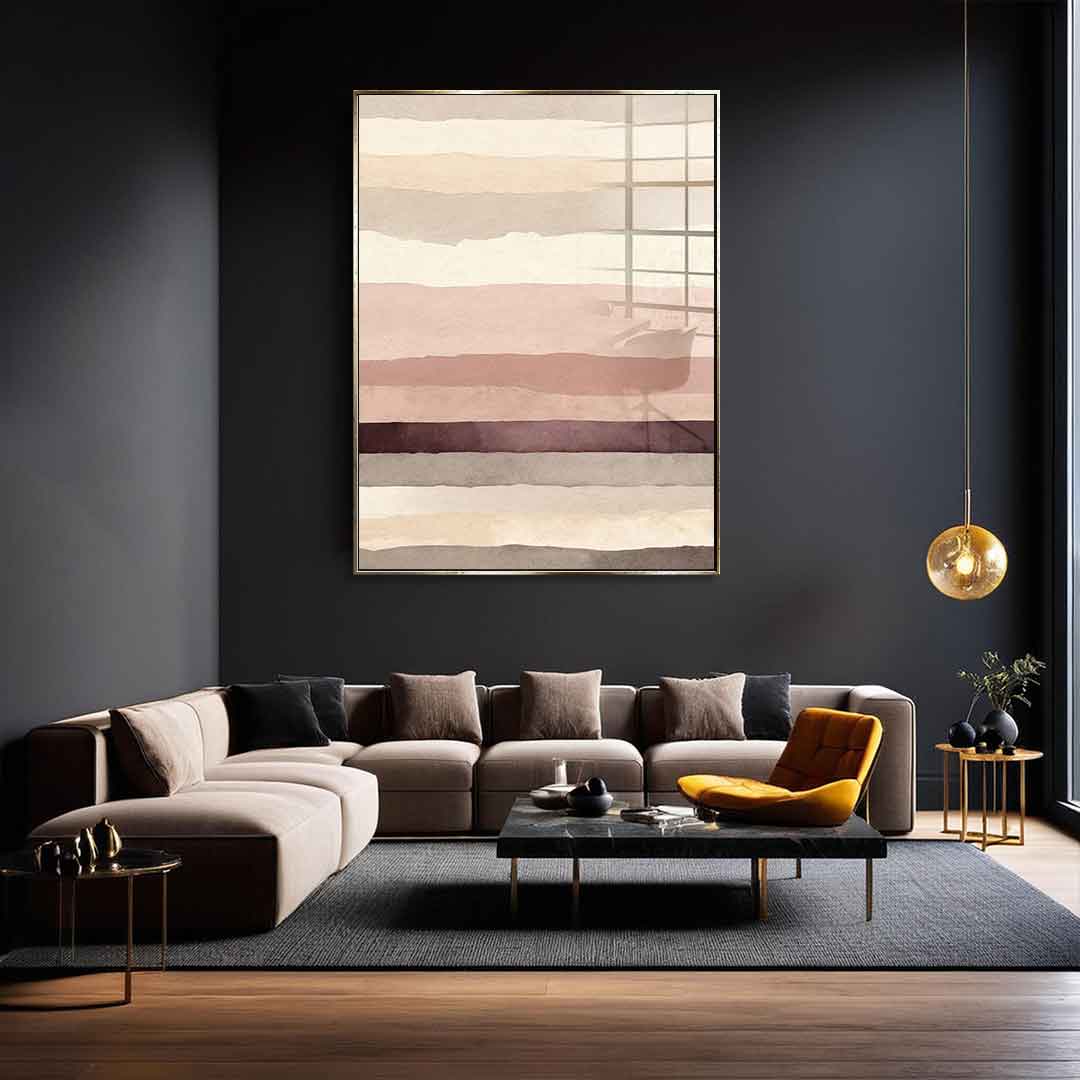 Layered Hues - Acrylglas