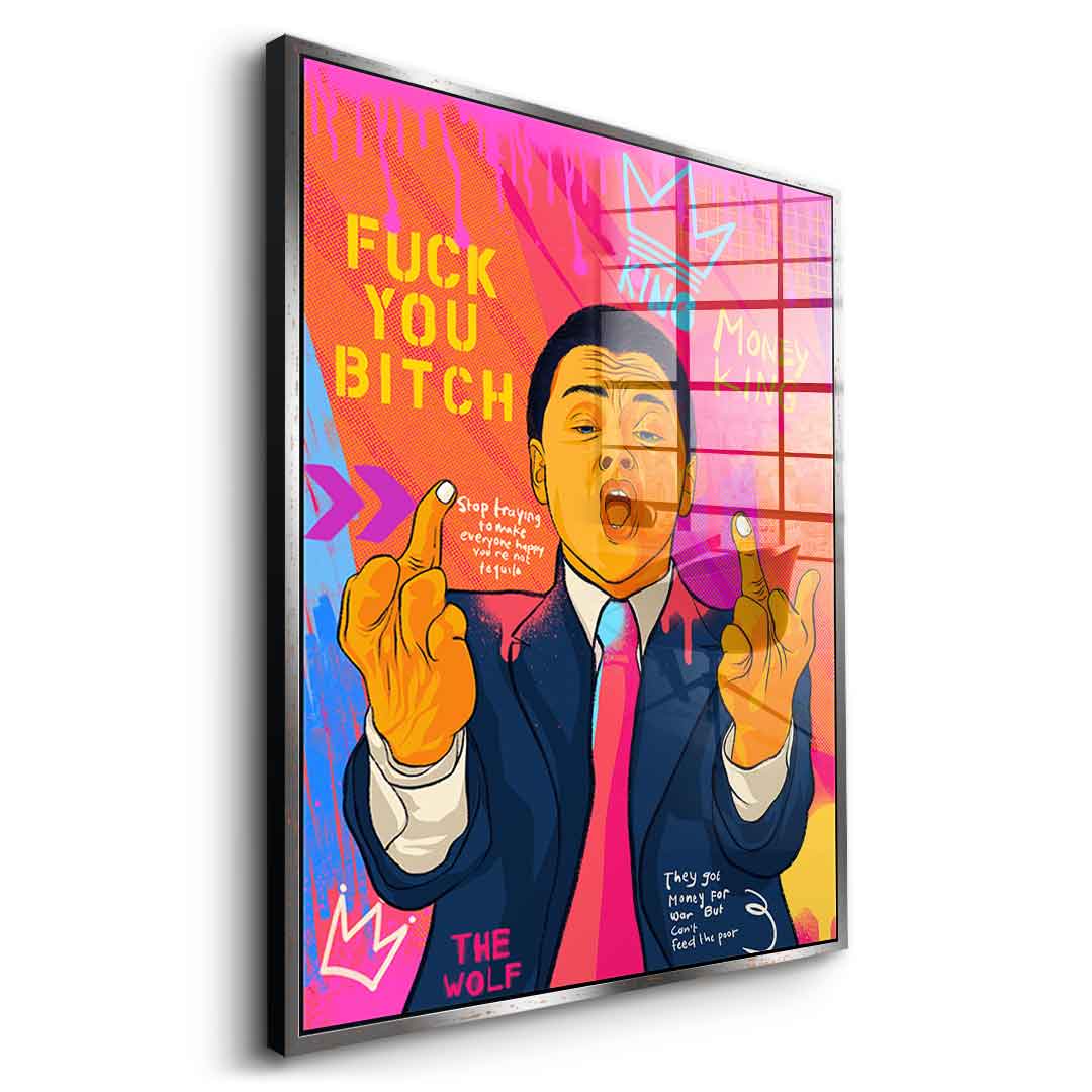 Leo fuck - Acrylic glass