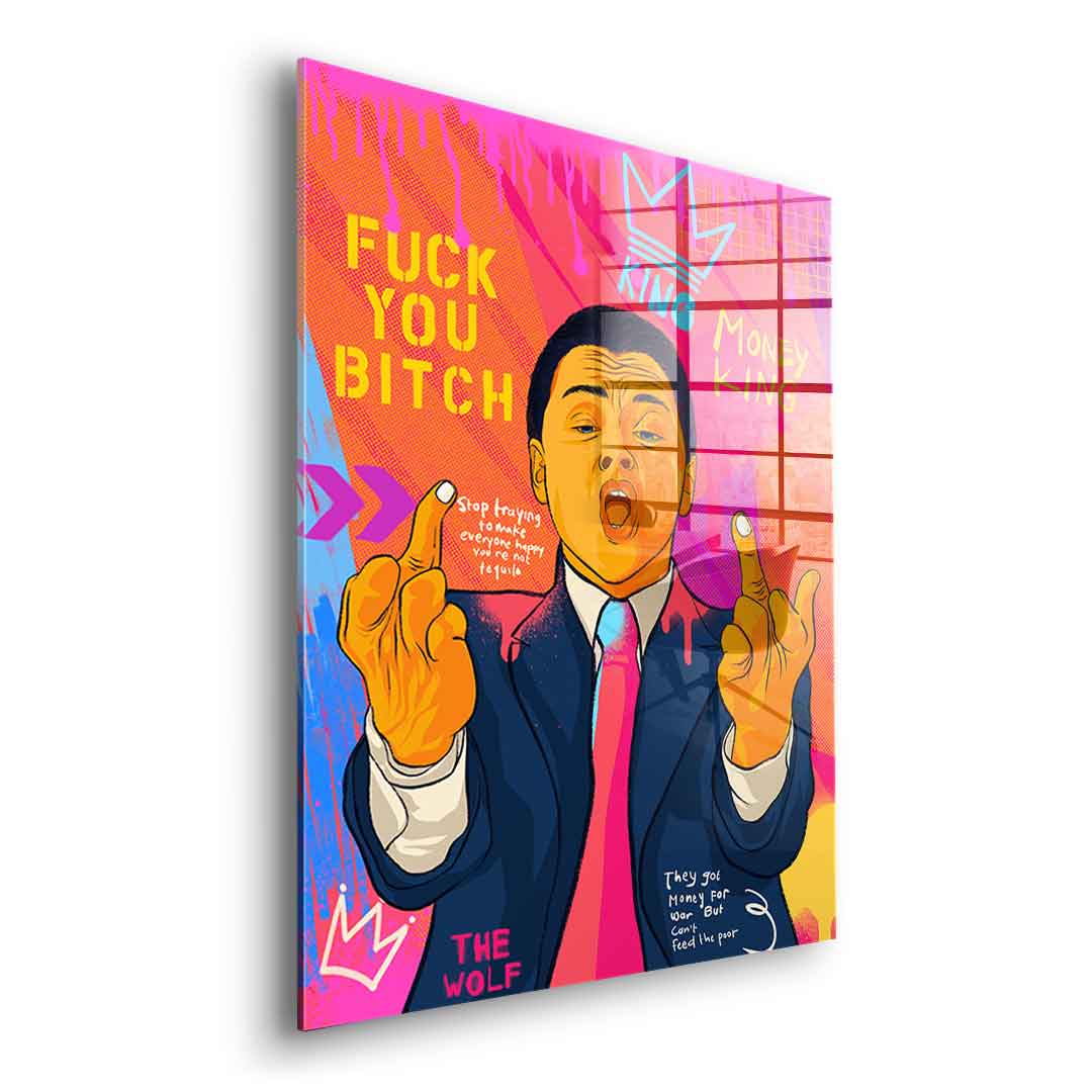 Leo fuck - Acrylic glass