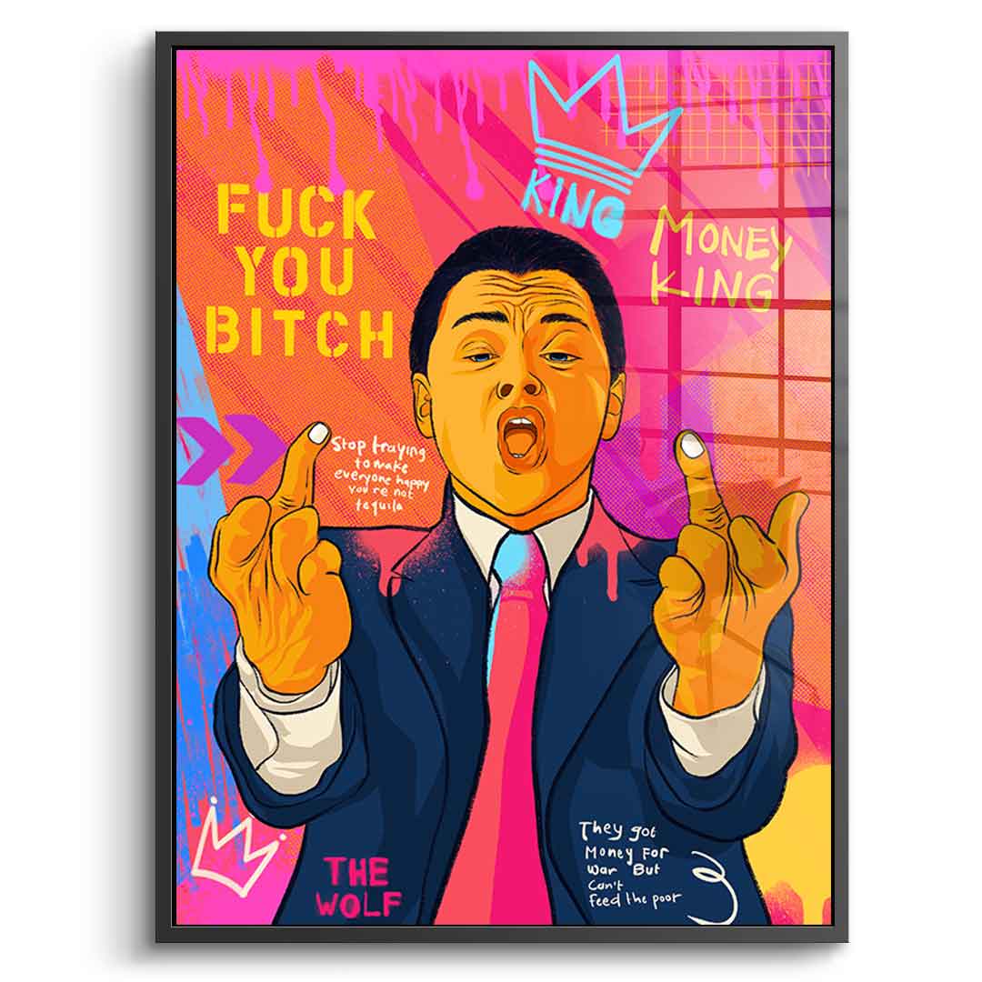 Leo fuck - Acrylic glass