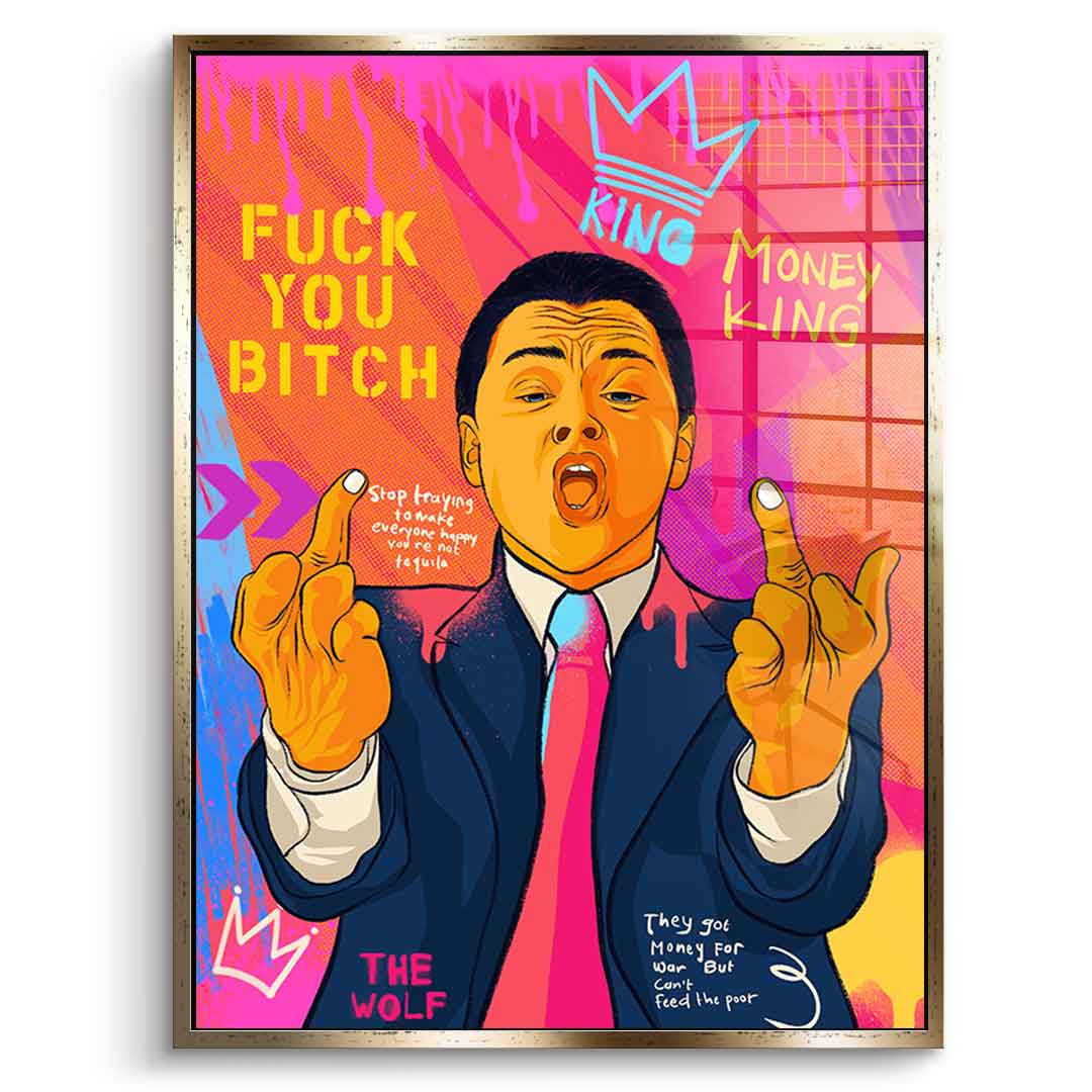 Leo fuck - Acrylic glass