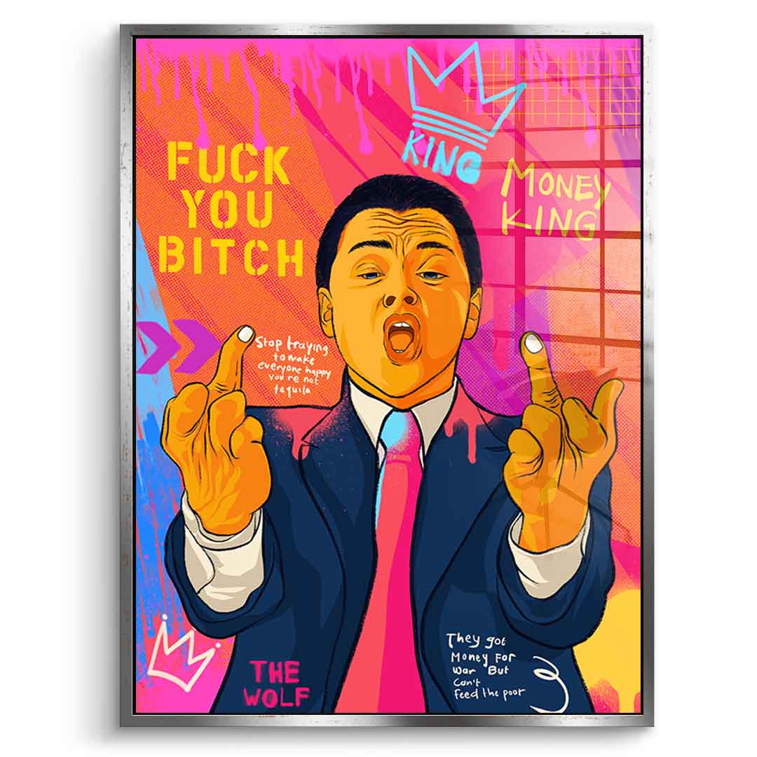Leo fuck - Acrylic glass