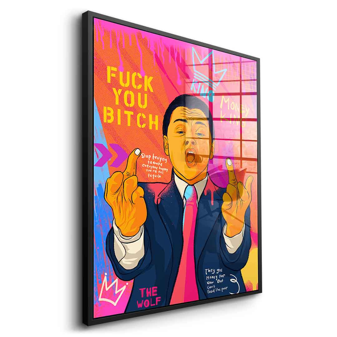 Leo fuck - Acrylic glass