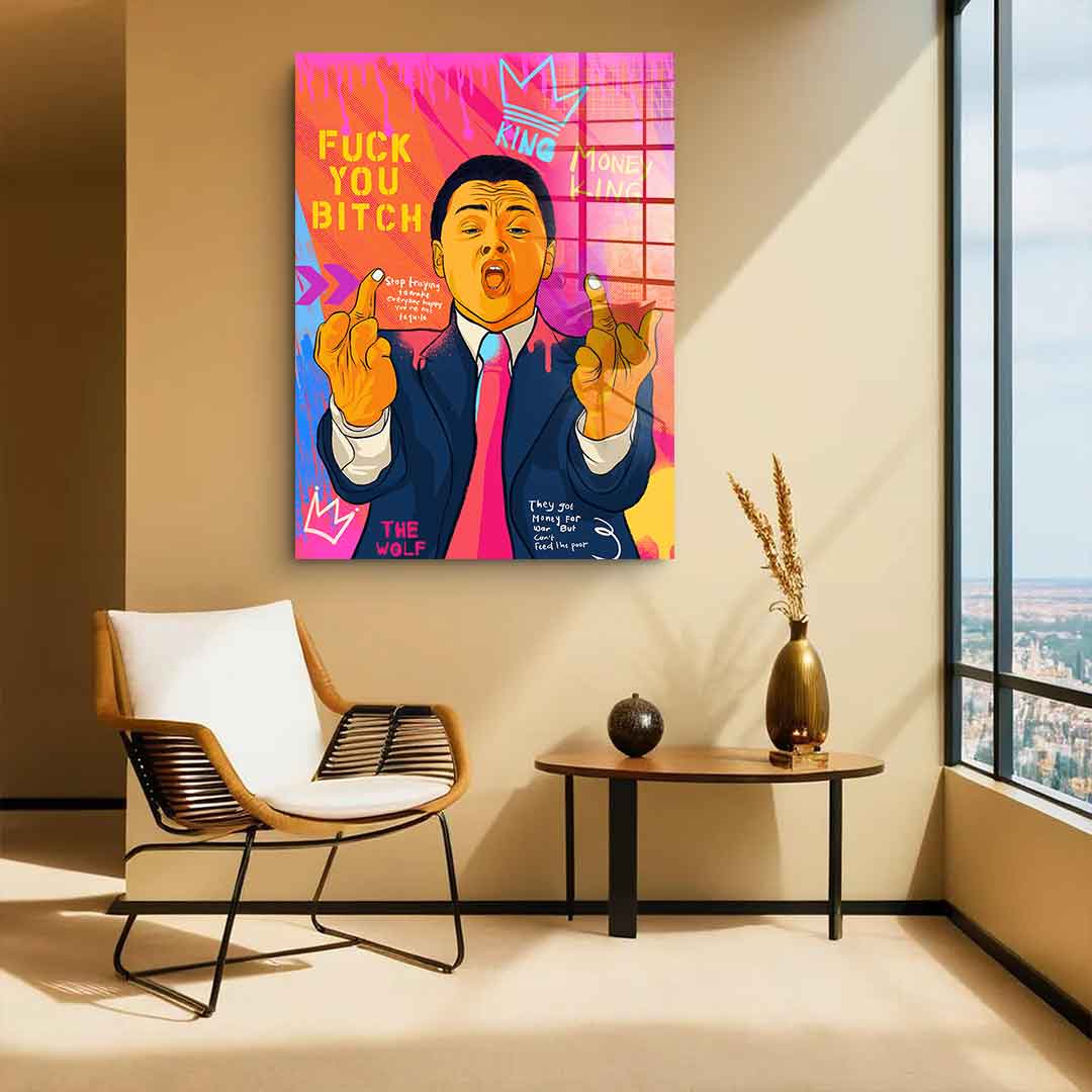 Leo fuck - Acrylic glass