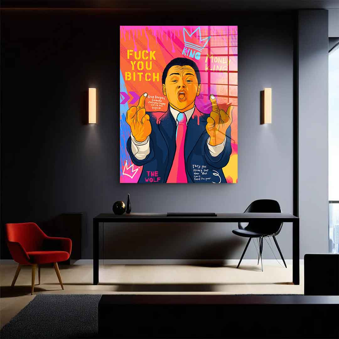 Leo fuck - Acrylic glass