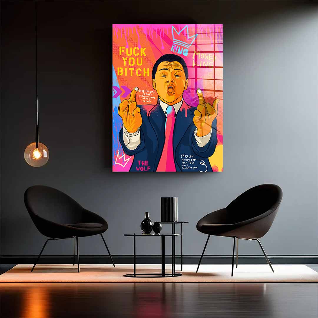 Leo fuck - Acrylic glass