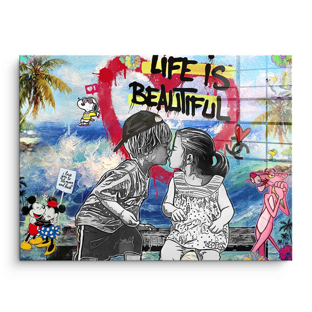 Life Is Beautiful 2 - Acrylglas