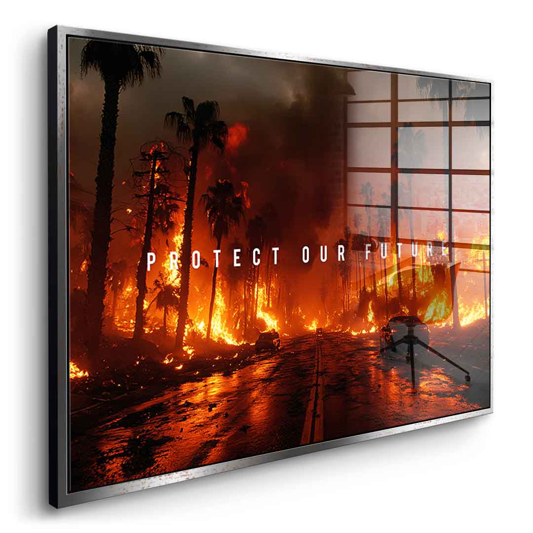 Protect our future No 2 - acrylic glass