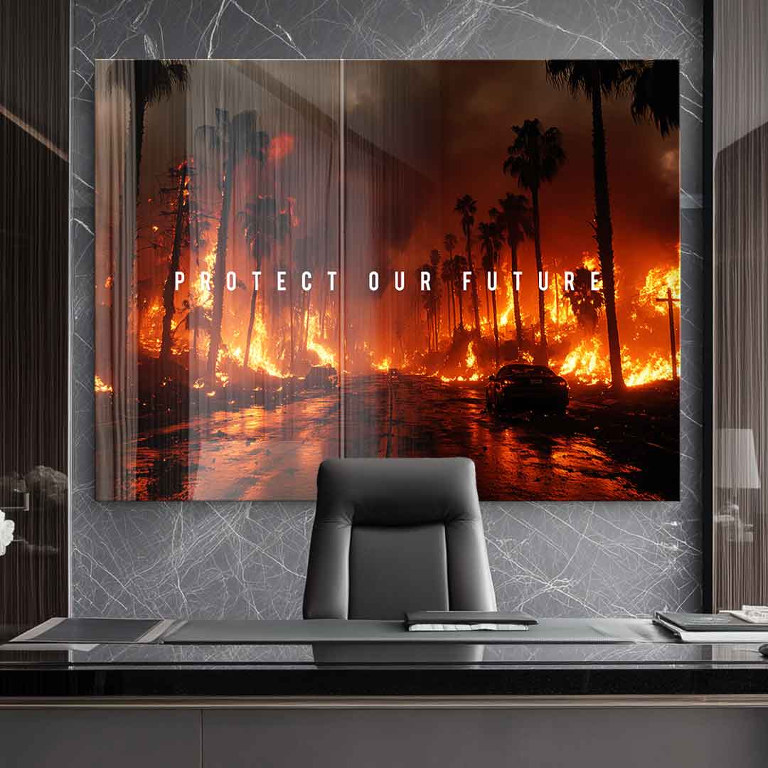 Protect our future No 2 - acrylic glass