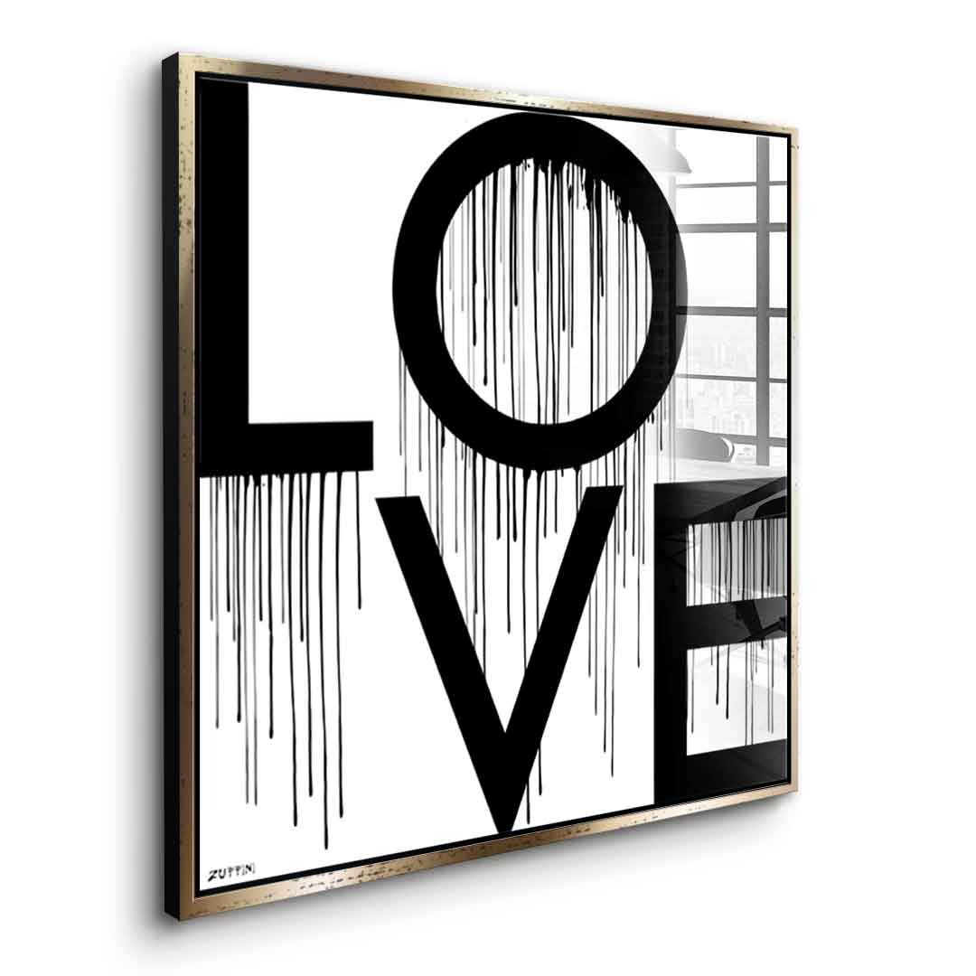 Love - Szkło akrylowe