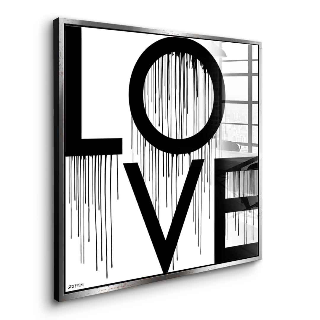 Love - Szkło akrylowe