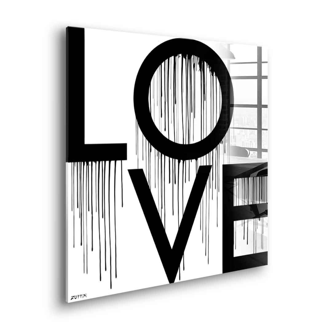 Love - Szkło akrylowe