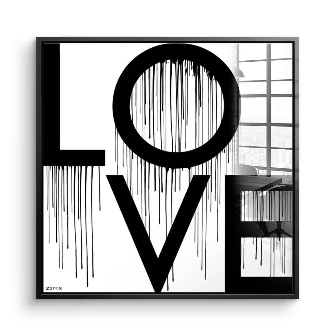 Love - Szkło akrylowe