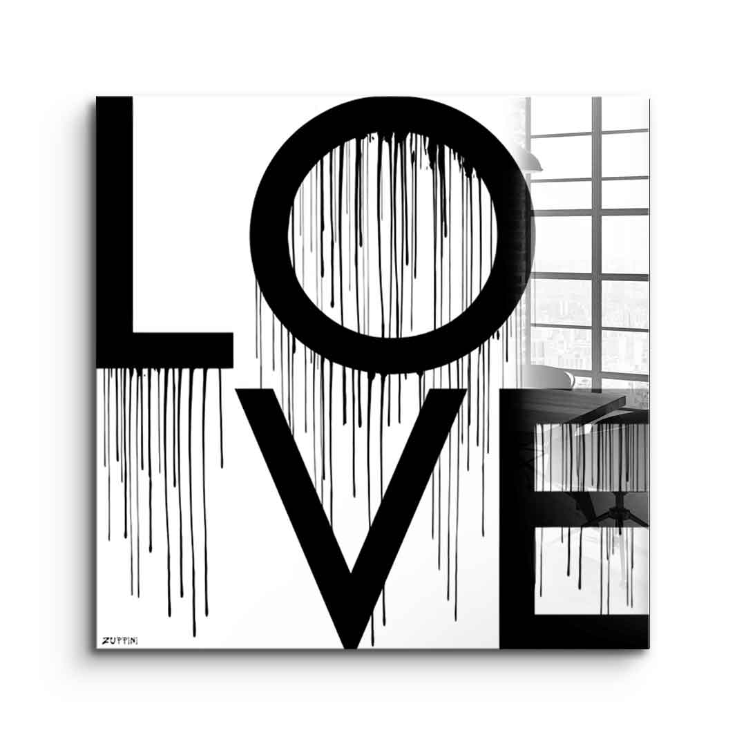 Love - Szkło akrylowe