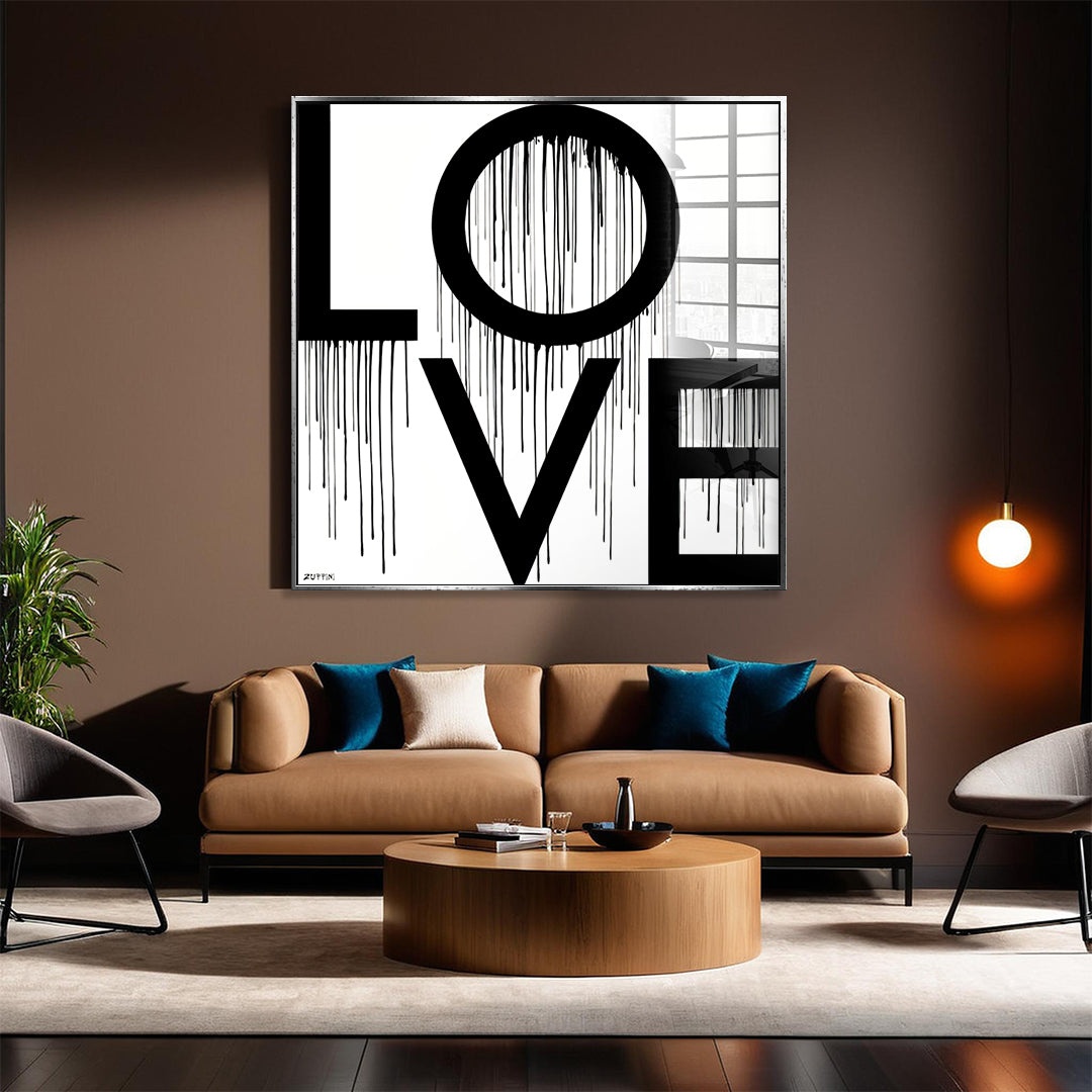 Love - Szkło akrylowe