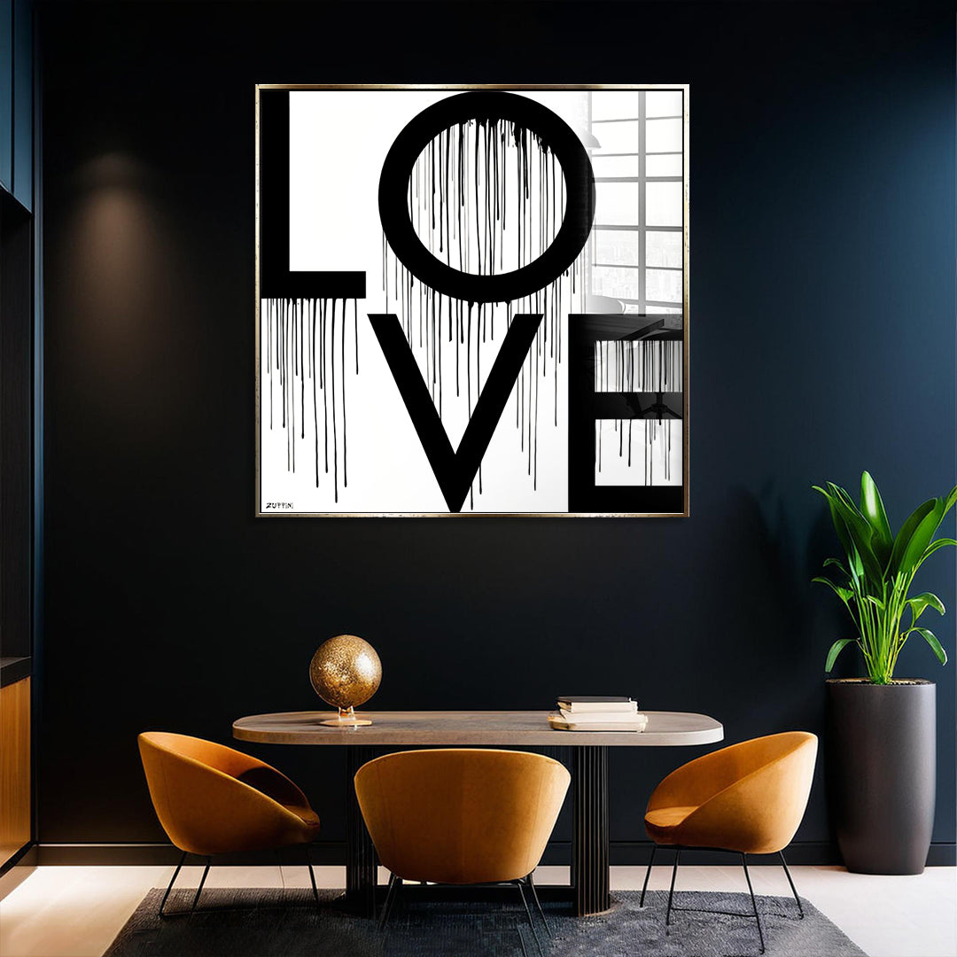 Love - Szkło akrylowe