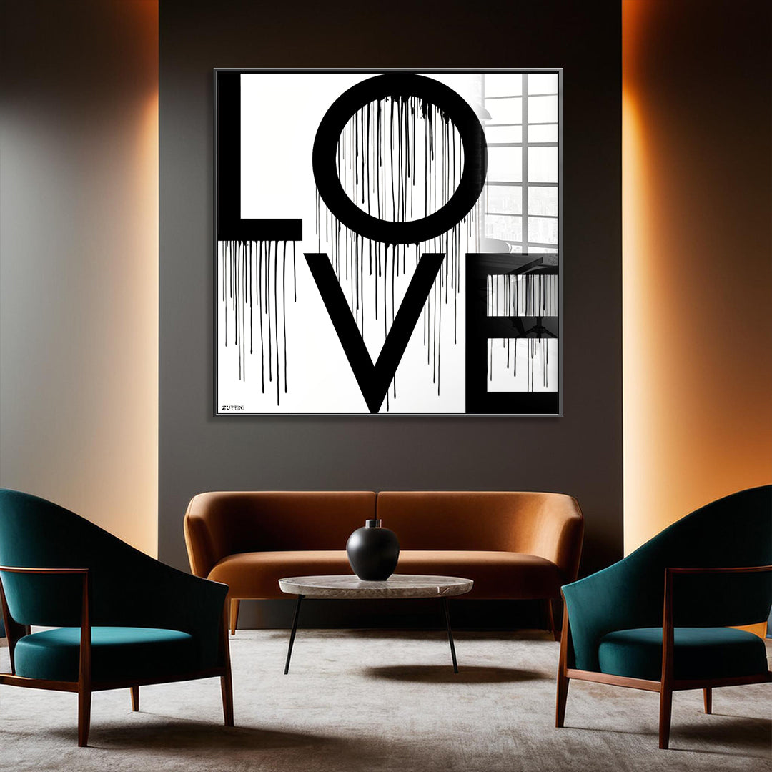 Love - Szkło akrylowe