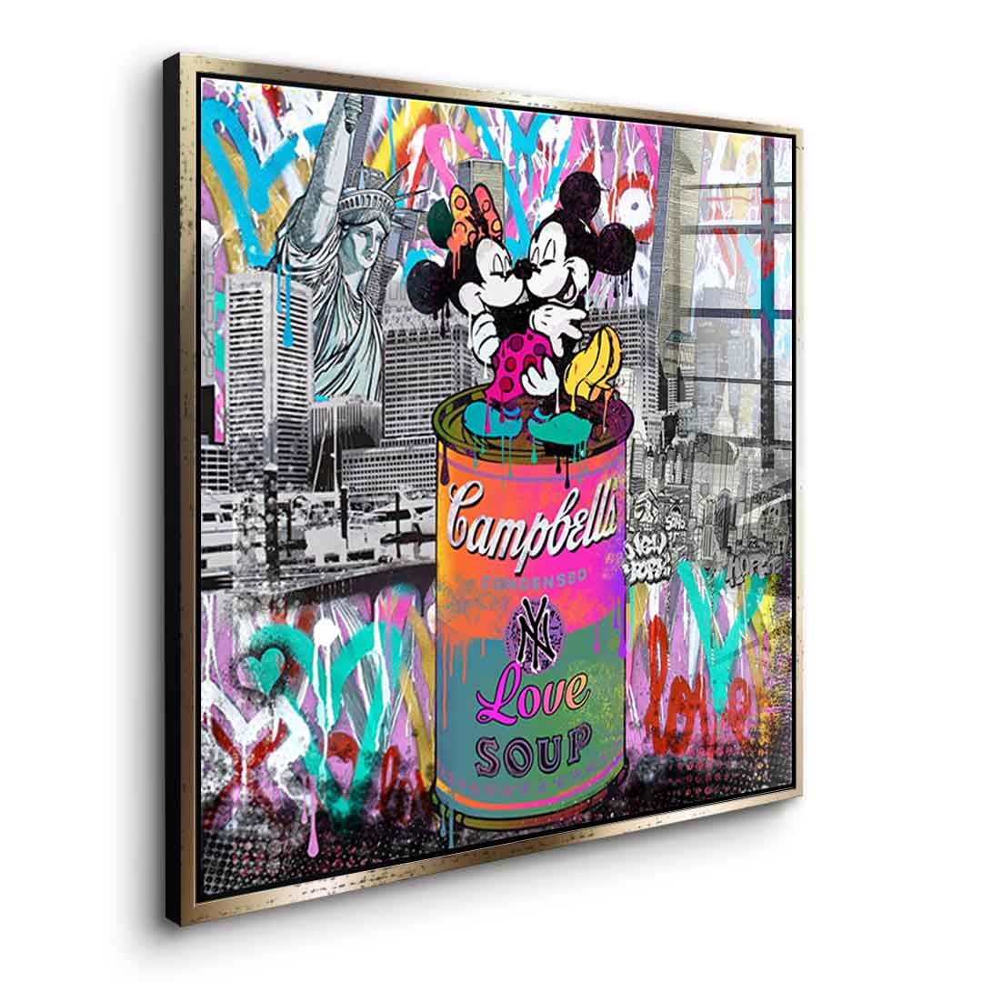 Love Soup - Acrylglas