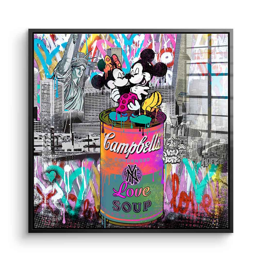 Love Soup - Acrylglas