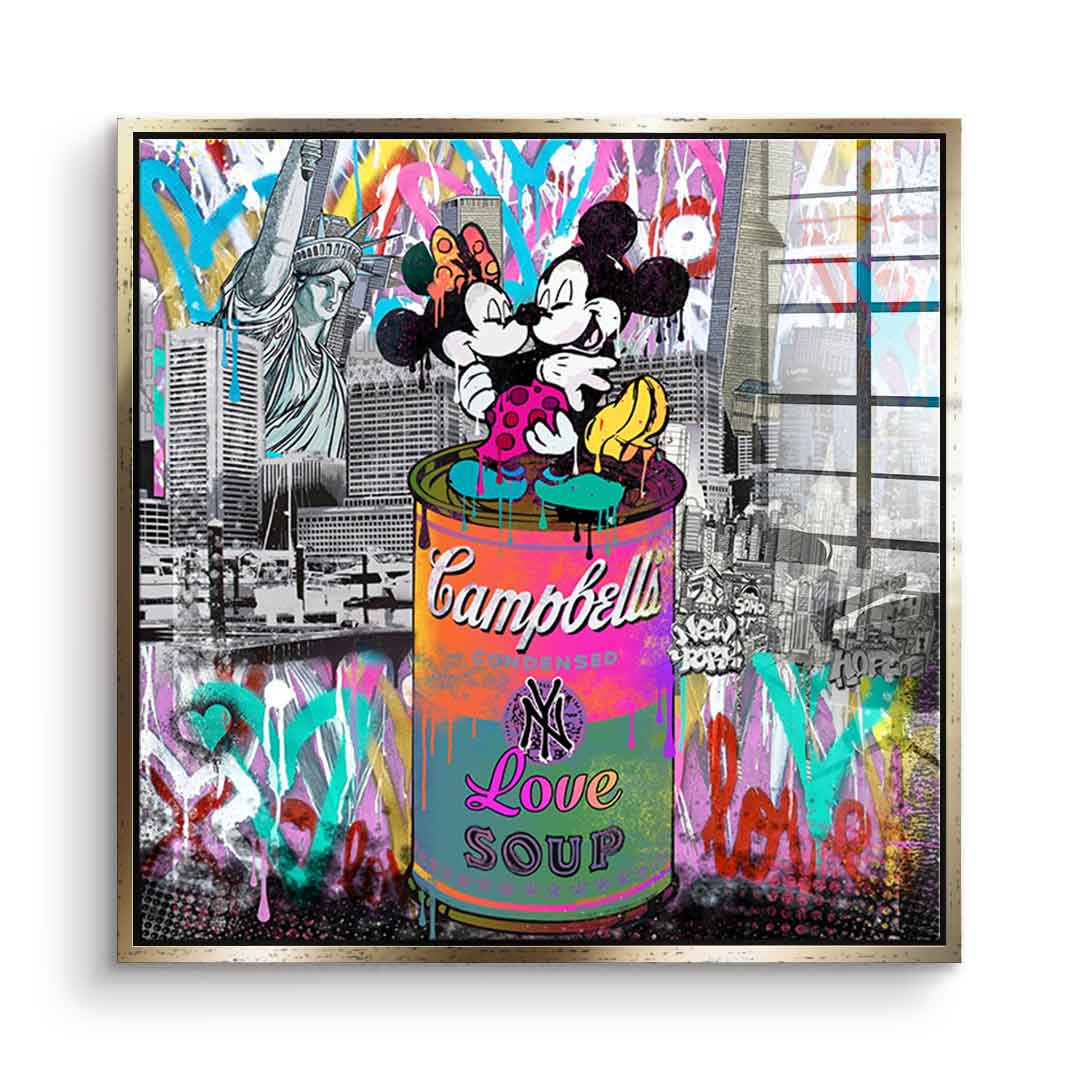 Love Soup - Acrylglas