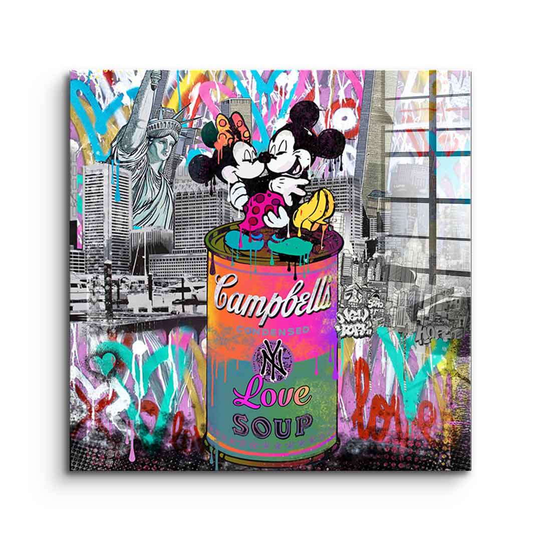 Love Soup - Acrylglas