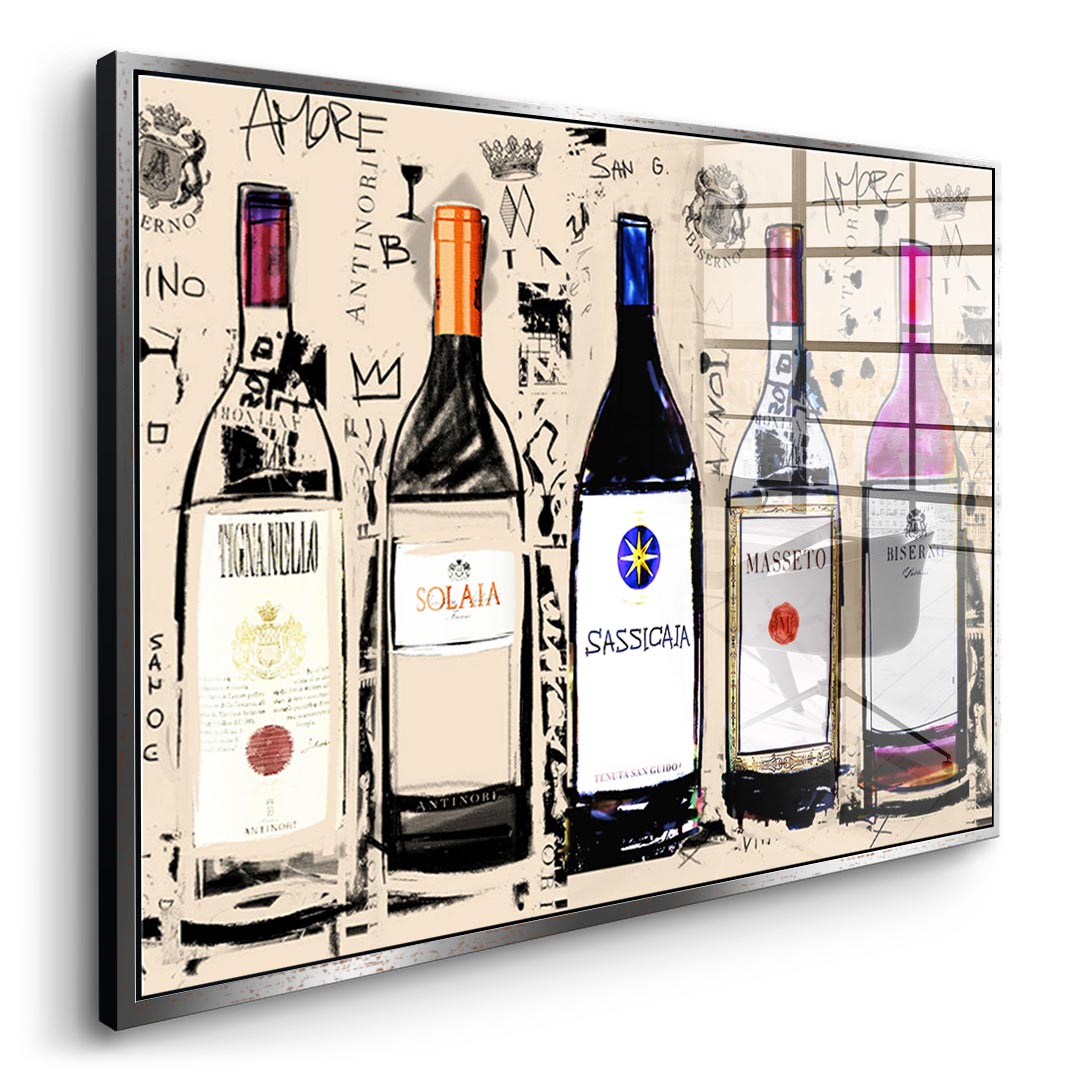 Luxury Wine Collection - Acrylic Glass