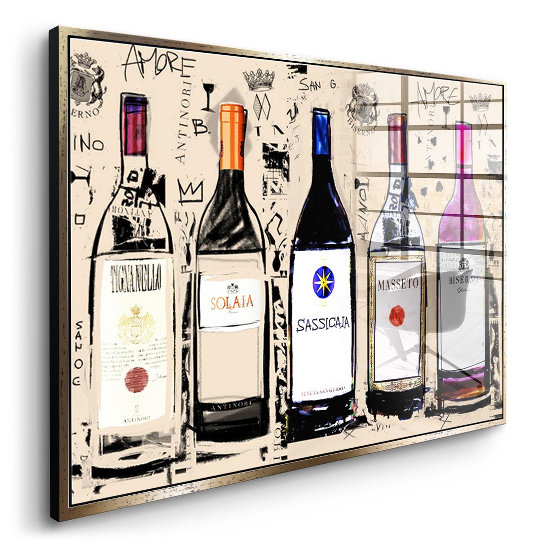Luxury Wine Collection - Acrylic Glass